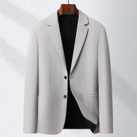 弹力免烫商务休闲单件西装春秋薄款男士韩版修身职业西服