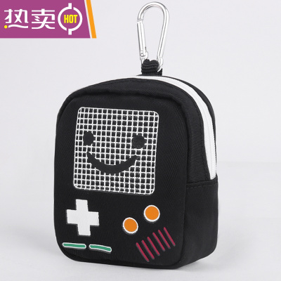 NEWLAKE零钱包女迷你小包包小钱包儿童简约可爱日式帆布卡通零钱袋硬币包女手包