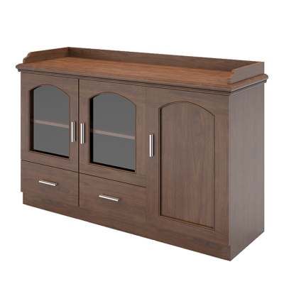 匡大油漆茶水柜书柜三门茶水柜储物柜矮柜KDYG011