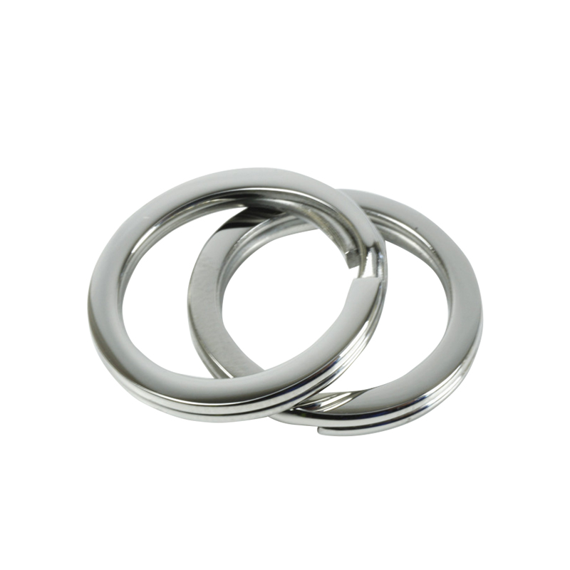 红鲸鱼 304不锈钢钥匙环 钥匙圈平圈 1个