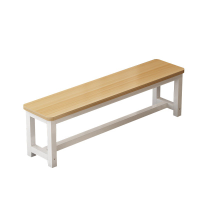 锦北 钢木长条凳商场木凳浴室凳换鞋凳更衣室板凳坐凳 单层1.8米长