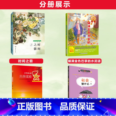 三年级全套[4本] [正版]2023潍坊市暑期青少年读书行动三年级全套儿童哲学智慧书 社会,是什么?汤素兰:时间之箭铺满