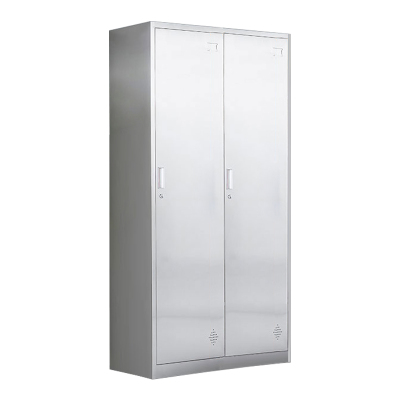 铭威盾不锈钢更衣柜储物柜更衣室储物柜员工衣柜304二门更衣柜