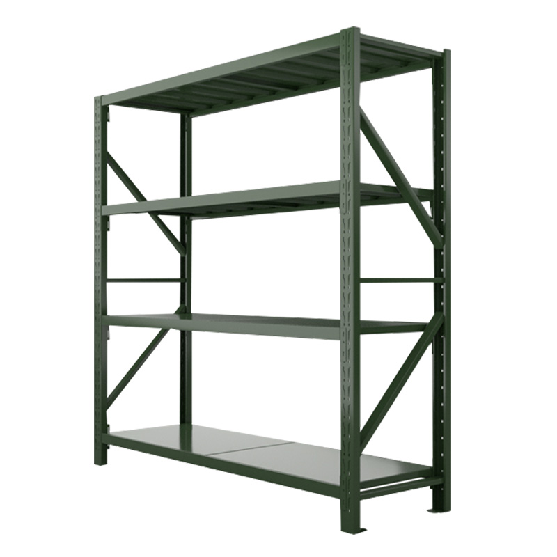 风雷动消防铁锹镐农具摆放架安保装备器材存放架绿色盾牌货架存放架重型-主架