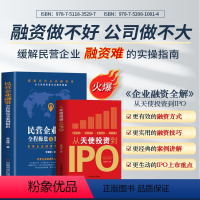 [正版]2册 从天使投资到IPO+民营企业融资全程操盘及案例解析 市场营销学股权架构设计书 企业战略管理类上市公司民营