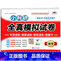 数学 小学升初中 [正版]2023新版升级版小升初语文数学英语全真模拟试卷小学毕业升学名校招生真卷精选六年级小升初系统总