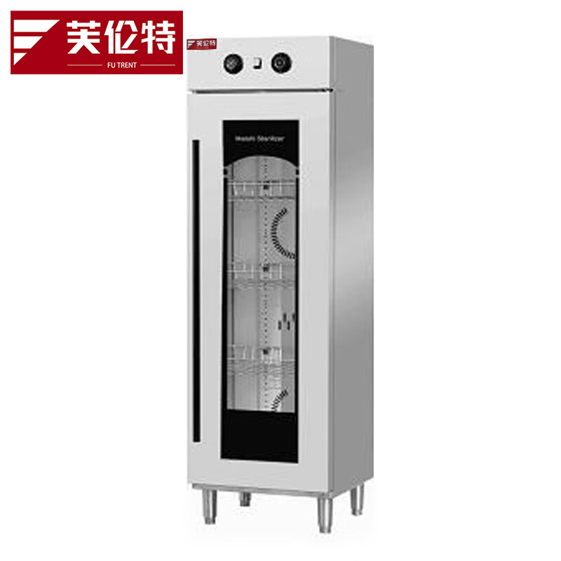 芙伦特 商用消毒柜热风循环 不锈钢立式高温厨房餐厅食堂酒店大容量碗筷单门热风循环消毒柜 FLT-GT-XDG-1200