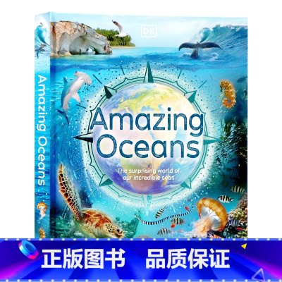 [正版]DK百科神奇的海洋英文原版 Amazing Oceans 自然海洋知识科普青少年读物探索世界上不可思议的海洋A