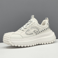 男士夏季透气网面鞋男款网红超火老爹鞋男百搭厚底潮鞋运动休闲鞋