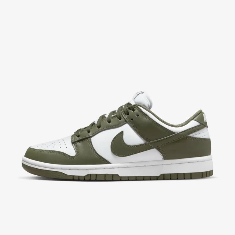NIKE耐克DUNK LOW女款复古低帮经休闲橄榄绿运动板鞋DD1503-120 C