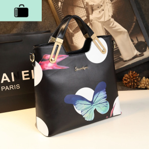 2020新款夏季皮包时尚百搭皮女包印花大包女士包包单肩手提包女NEW LAKE