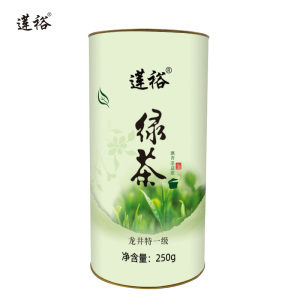 莲裕绿茶龙井特一级250克桶