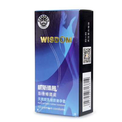 威斯德曼束感蜂腰10只装情趣狼牙棒螺纹大颗粒超薄款润滑紧型安全避孕组合套装夫妻性生活房事计生器械男用保险套套子成人性用品