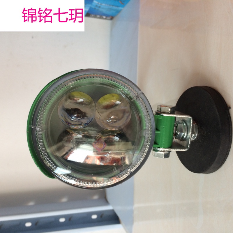 绿色寸圆4珠凸透镜货车倒车灯侧灯腰灯挂车边灯太阳灯射灯