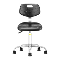 臻远ZY-7949防静电椅子车间流水线升降椅子 40-54cm五爪固定黑脚垫