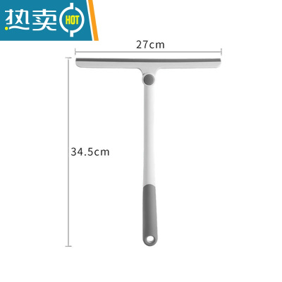 敬平360度旋转家用擦玻璃器刮水器刮板刀汽车玻璃窗户长杆清洁工具 旋转款1个