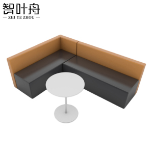 智叶舟组合沙发210*150*70cm+茶几套