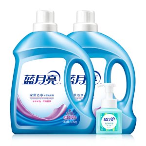 蓝月亮深层去渍洗衣液6.38kg组合装温和护衣低泡易冲洗