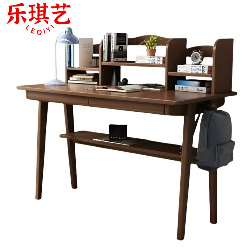 乐琪艺 书桌双抽(1.2m)张