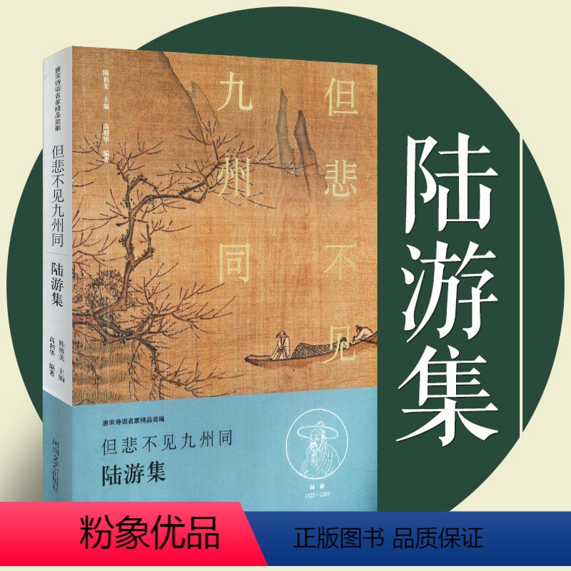 [正版]陆游诗词全集选 古诗词大全 唐宋诗词名家精品类编 但悲不见九州同(陆游卷) 陆游古诗词大全集 初高中生成人古诗