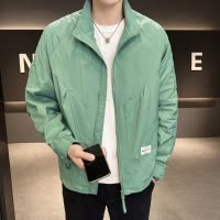 夹克男新款春秋季修身潮流青年休闲韩版外套时尚立领休闲男士