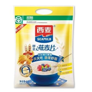 西麦高纤燕麦麸皮400g袋装零添加蔗糖营养早餐代餐懒人速食低gi食品