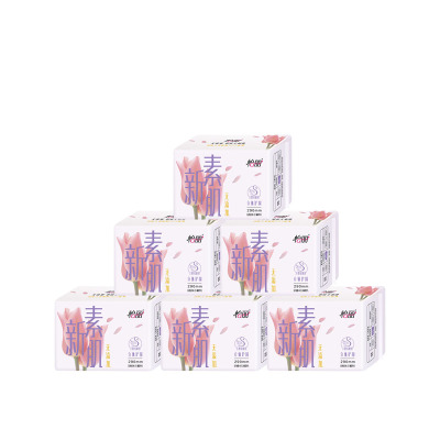 怡丽立体护围夜用8片29cm 6包 48片组合姨妈巾