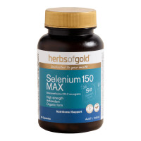 澳洲Herbsofgold和丽康有机硒片hpv增强免疫补硒硒元素益生菌发酵澳洲原装进口膳食营养补充剂矿物质补充