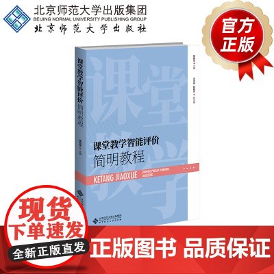 课堂教学智能评价简明教程 9787303297351 骆祖莹 主编 北京师范大学出版社 正版书籍