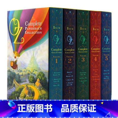 奥兹国绿野仙踪5册盒装 [正版]故事之地6册盒装 The Land of Stories 英文原版小说 异世界童话之旅1