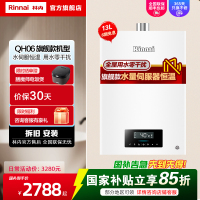 林内/Rinnai 13升燃气热水器13QH06水量伺服器恒温 防风防冻