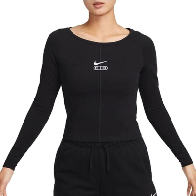 NIKE/耐克长袖T恤运动休闲舒适透气针织圆领女装FN1912-010 C