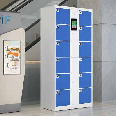 创世人 12门智能电子存包柜人脸识别商场超市寄存柜储物柜