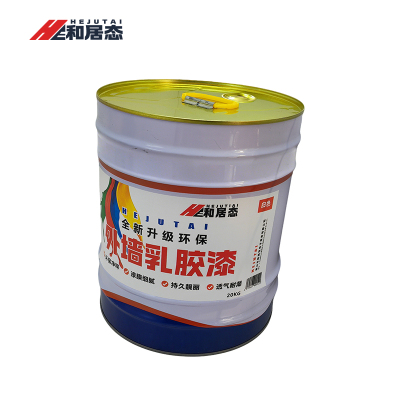 和居态 白色外墙乳胶漆 20千克 桶