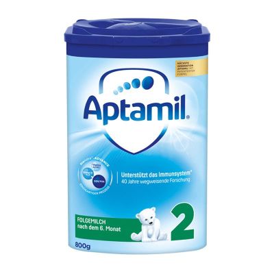 原装进口德国爱他美AptamilAptamil婴幼儿牛奶奶粉2段（6-10个月）800g