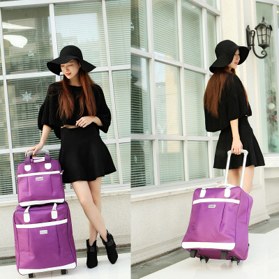 派尼美特拉杆包旅行包女拉杆大容量防水轻便简约行李包子母套装旅行包袋