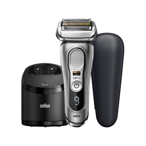 博朗BRAUN电动剃须刀9系9557cc 往复式超长续航电动剃须刀配智能清洁中心