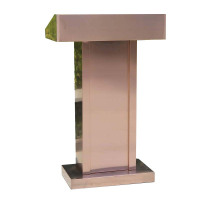 鑫环境 办公家具演讲台迎宾台接待台发言培训台教师讲台婚庆主持台户外不锈钢讲台物业登记台