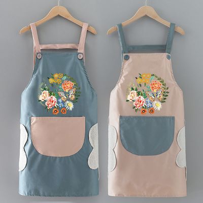 优旋(youeshone)围裙围裙家用厨房可爱防水防油日系韩版女时尚罩衣大人上衣定制工作服