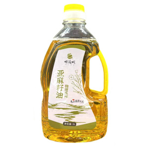 沽源县坝莜域冷榨一级亚麻籽油2L