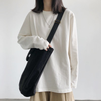 长袖T恤女秋季新款白色学生内搭打底衫韩版上衣服女