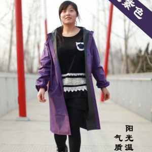 成人男女长帆布加厚户外劳保加大加肥耐磨工地长款雨衣分体套装