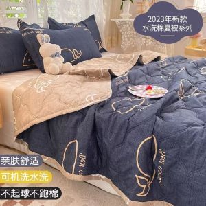 夏凉被空调被家用薄款被单双人学生宿舍可水洗机洗