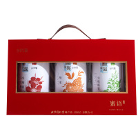 北京同仁堂时光氧蜂蜜礼盒300g*3罐自然花蜜酿造