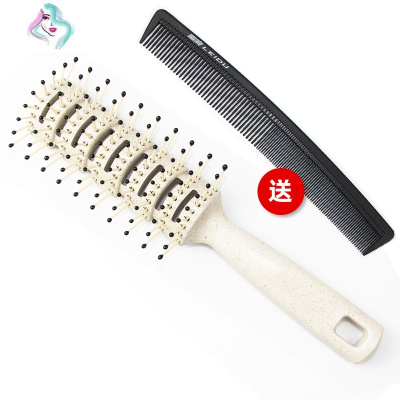 排骨梳男士大背头油头造型梳美发梳子内扣理发卷发圆滚背头梳你那么美弯梳套餐二
