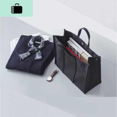 商务公文包女a4日韩文件包学生书包白领手提帆布包简约大容量女包NEWLAKE女手包