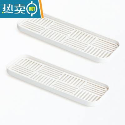 敬平大肥皂盒大号长方形沥水盒洗衣皂盒肥皂香皂置物架香皂盒沥水创意 新款小号白色2个