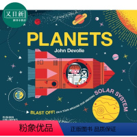 [正版]John Devolle Planets 星球 英文原版 进口图书 儿童绘本 太阳系 行星 宇宙 知识科普图画