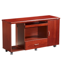 广亿隆贴实木皮中式副柜储物柜文件柜桌边柜办公柜