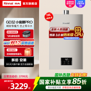[小蛮腰Pro系列]林内(Rinnai) 16升燃气热水器 16GD32变频恒温天然气强排家用gd31防冻防风
